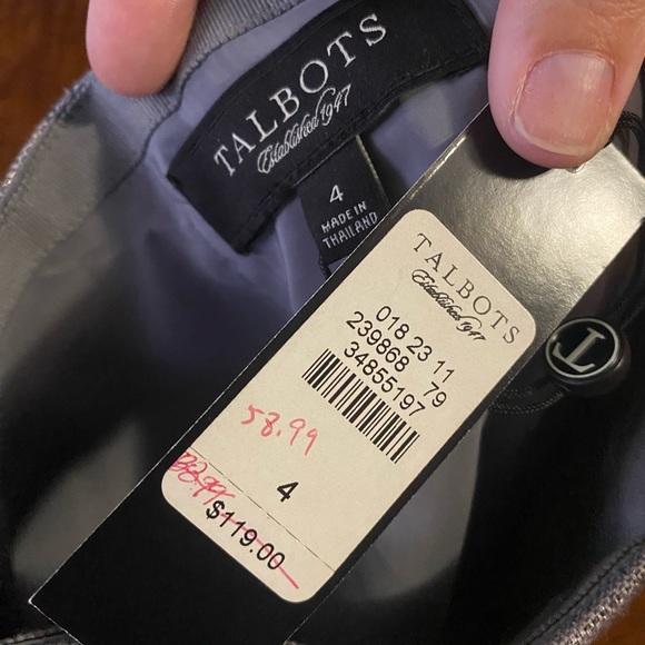 Talbots metallic skirt - Picture 2 of 3